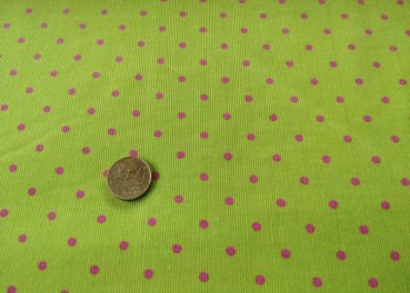 corduroy with dots pink